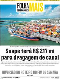 Capa do jornal Folha de Pernambuco 30/08/2025