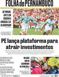 Capa Folha de Pernambuco 03/07/2026