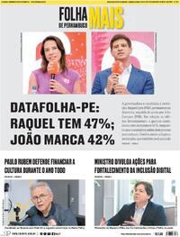 Capa Jornal Folha de Pernambuco