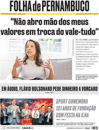 Capa Folha de Pernambuco 14/05/2026