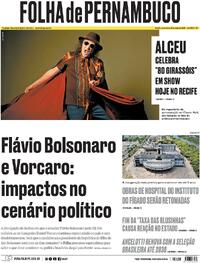 Capa Folha de Pernambuco 15/05/2026