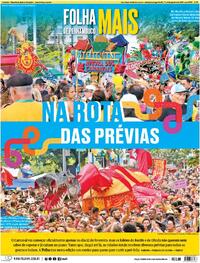 Capa do jornal Folha de Pernambuco 17/01/2026