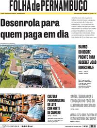 Capa Folha de Pernambuco 17/06/2026