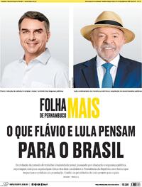 Capa Jornal Folha de Pernambuco