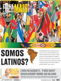 Capa do jornal Folha de Pernambuco 18/04/2026