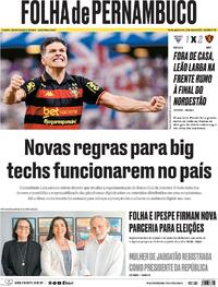 Capa Folha de Pernambuco 21/05/2026