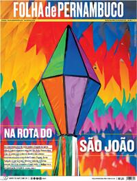 Capa do jornal Folha de Pernambuco 23/06/2026