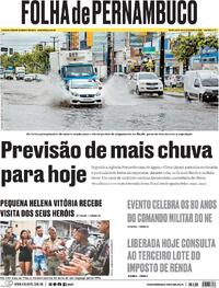 Capa Folha de Pernambuco 24/07/2026