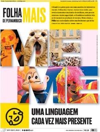 Capa do jornal Folha de Pernambuco 25/04/2026