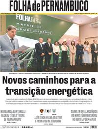 Capa Folha de Pernambuco 25/08/2026