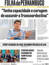 Capa Folha de Pernambuco 27/05/2026