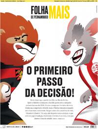 Capa do jornal Folha de Pernambuco 28/02/2026