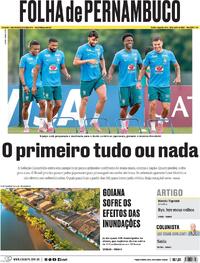Capa Folha de Pernambuco 29/06/2026