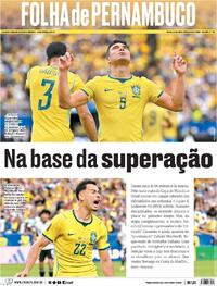 Capa Folha de Pernambuco 30/06/2026