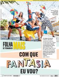 Capa do jornal Folha de Pernambuco 31/01/2026