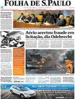 Capa do jornal Folha de S.Paulo 02/02/2017