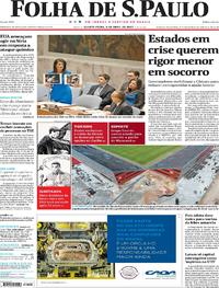 Capa do jornal Folha de S.Paulo 06/04/2017