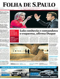 Capa do jornal Folha de S.Paulo 06/05/2017