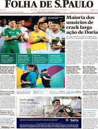 Capa do jornal Folha de S.Paulo 08/08/2017