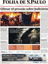 Capa do jornal Folha de S.Paulo 12/06/2017