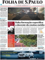 Capa do jornal Folha de S.Paulo 23/01/2017