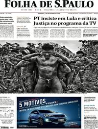 Capa do jornal Folha de S.Paulo 02/09/2018