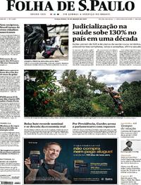 Capa do jornal Folha de S.Paulo 19/03/2019
