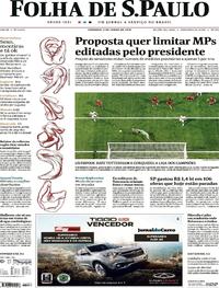 Capa do jornal Folha de S.Paulo 02/06/2019