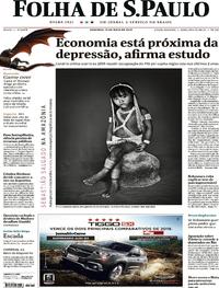Capa do jornal Folha de S.Paulo 19/05/2019