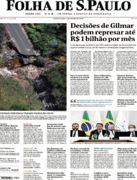 Capa do jornal Folha de S.Paulo 03/07/2020