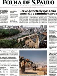 Capa do jornal Folha de S.Paulo 18/02/2020