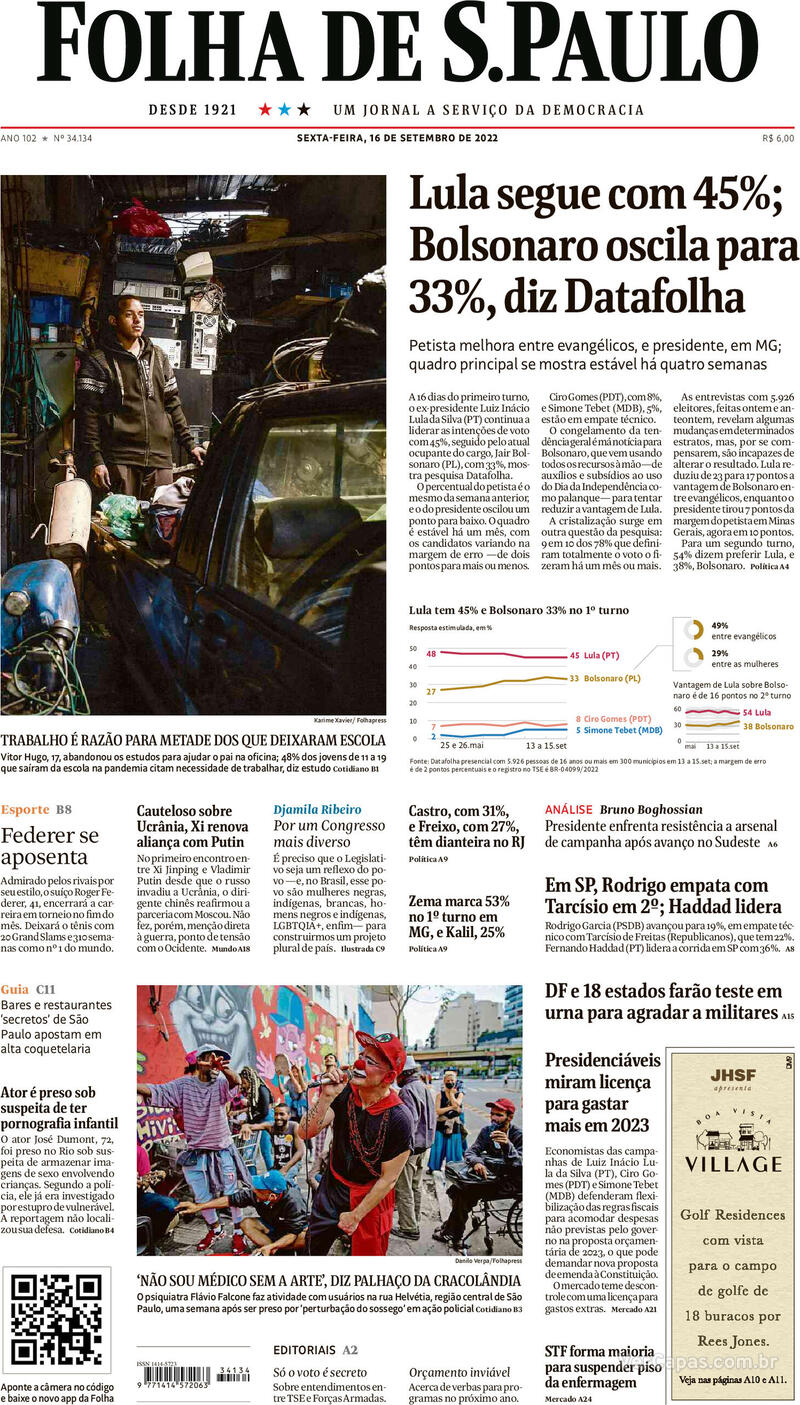 Capa Folha De Spaulo Terça 6 De Agosto De 2019 8248