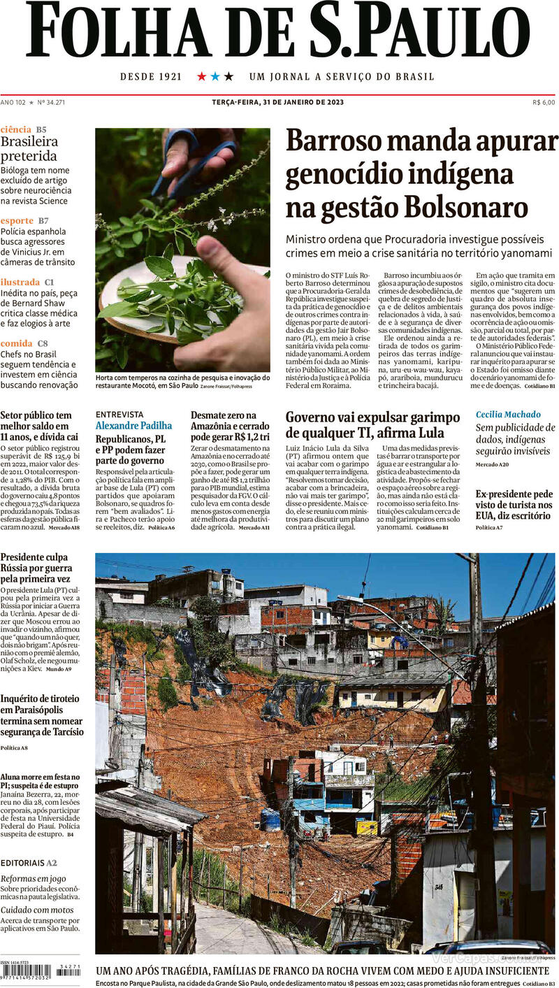 Folha de São Paulo (2023!01!31), PDF