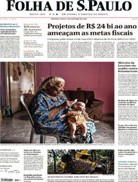 Capa do jornal Folha de S.Paulo 02/10/2023