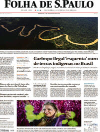 Capa do jornal Folha de S.Paulo 05/02/2023