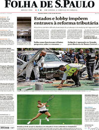 Capa do jornal Folha de S.Paulo 05/07/2023