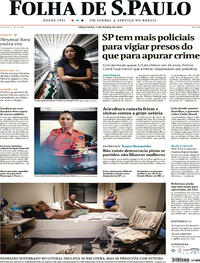 Capa do jornal Folha de S.Paulo 07/03/2023