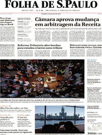 Capa do jornal Folha de S.Paulo 08/07/2023