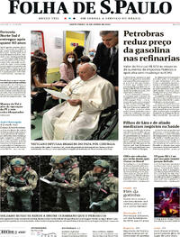 Capa do jornal Folha de S.Paulo 16/06/2023