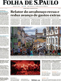 Capa do jornal Folha de S.Paulo 24/05/2023
