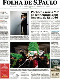 Capa do jornal Folha de S.Paulo 02/04/2024