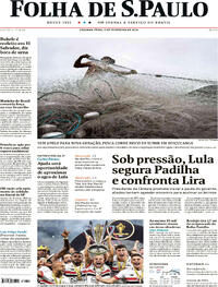 Capa do jornal Folha de S.Paulo 05/02/2024