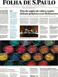 Capa do jornal Folha de S.Paulo 10/02/2024
