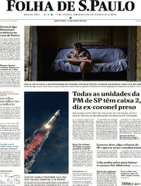 Capa do jornal Folha de S.Paulo 15/03/2024