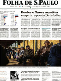 Capa do jornal Folha de S.Paulo 30/05/2024