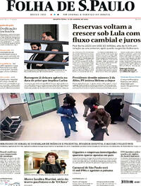 Capa do jornal Folha de S.Paulo 31/01/2024