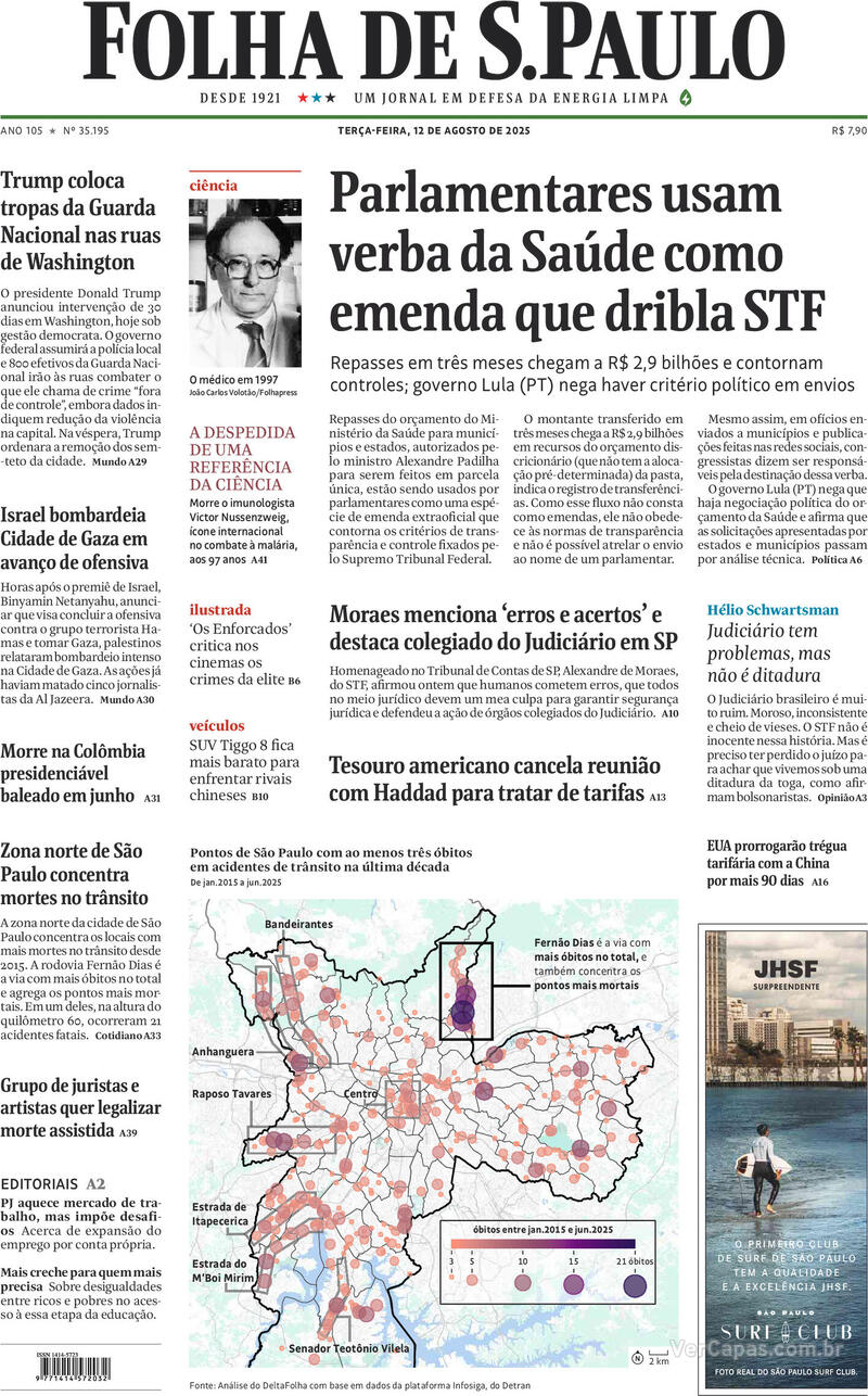 Jornal Folha de S.Paulo Jornal Folha de S.Paulo