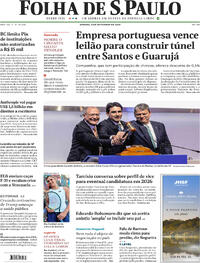 Capa do jornal Folha de S.Paulo 06/09/2025