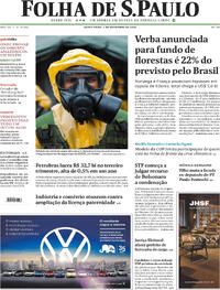 Capa do jornal Folha de S.Paulo 07/11/2025