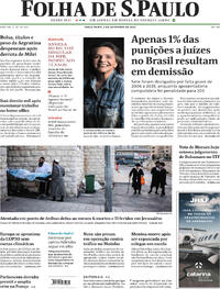 Capa do jornal Folha de S.Paulo 09/09/2025